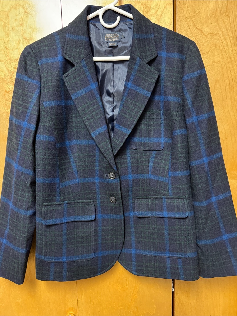 Pendleton virgin wool blazer